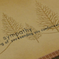Sympathy in the Trees Card - detail