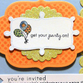 Birthday Balloons Party Invitation