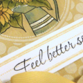 Feel Better Soon Bouquet Card - detail