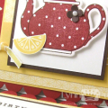 Birthday Wishes Teapot Easel Card by Lynn Put