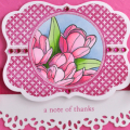 Note of Thanks Tulips