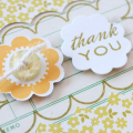 Thank you frame card focal detail