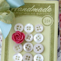 Vintage Style Button Card Mini Album