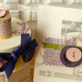 Cute as a Button gift box and card