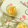 Thank You floral card set