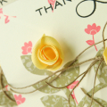 Thank You floral card set