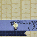 Modern Vintage Thank You Card