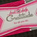 Retro Gratitude Detail