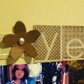Yesterday Scrapbook Page - detail