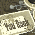 You Rock Card - detail