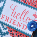 Navy Hello Friend Detail