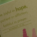Joyful hope detail