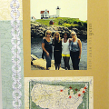 Summer Road Trip Scrapbook Title Page