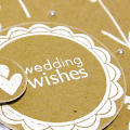 Wildflower Wedding Wishes Card - detail