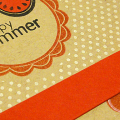Watermelon Summer Card - detail