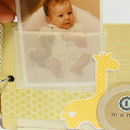 Baby Months Mini Scrapbook - page