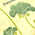 Vintage Garden Dream Card - detail