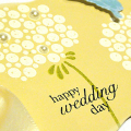 Wedding Day Flowers Card - detail