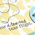 Butterfly Take Flight Card - detail