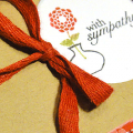 Sweet Sympathy Card - detail