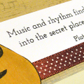 Guitar Music Card - detail