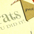 Good Job Congrats Card - detail