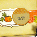 Autumn Pumpkin Wishes Card