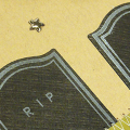 RIP Halloween Card - detail
