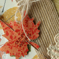 Autumn Wishes card - detail