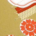 Flower Trio Card - detail