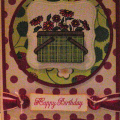 Vintage Picnic Birthday Card