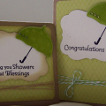 STAMPS: PTI Scattered Showers, A Little Argyle
INK: Versamark, PTI Vintage Touch Tea Duo
PAPER: PTI Kraft, Spring Moss, Rustic Cream & Simply Chartreuse
OTHER: PTI Mat Stack #4 die, Scattered...
