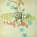 Holly Jolly card