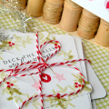 Set of gift tags