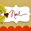 Stitched Noel Card