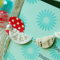 Happy Birthday card - banner detail