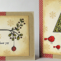 Peace Branch & Joyeux Noel Birds Cards