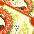 Merry Santa Card & Tag - detail