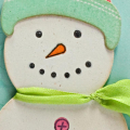 Snowman Hugs & Kisses detail
