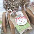 Snowman Gift Tag with Boxes