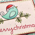 Merry Christmas Bird detail
