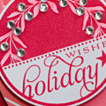 Elegant Holiday Wishes Tag detail