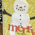 Merry Season Snowman Card