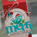 Christmas Bird Bottle Tag