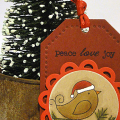 Christmas Bird Tag