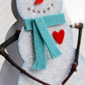 Sweet Snowman detail
