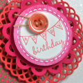 Happy Birthday Cupcake detail