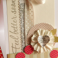 Trifold Get Well card