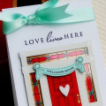 {Love Lives Here} card