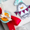 Happy Winter wrap detail